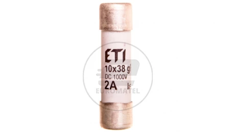 Wkładka bezpiecznikowa cylindryczna PV 10x38mm 2A gPV 1000V DC CH10 002625101
