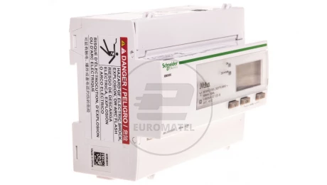 Licznik energii elektrycznej 1/3-fazowy 125A 100-277/173-480V kl.1/B Mbus MID taryfowy cyfrowy modułowy A9MEM3335