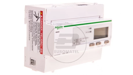 Licznik energii elektrycznej 1/3-fazowy 125A 100-277/173-480V kl.1/B Modbus MID taryfowy cyfrowy modułowy A9MEM3355