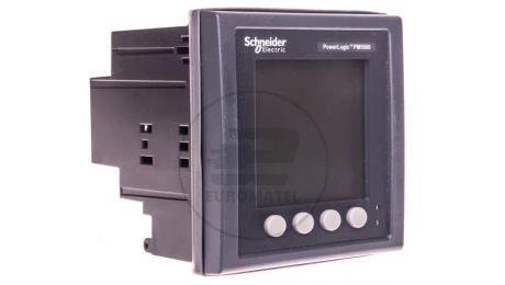 Miernik parametrów sieci (U, I, P, Q, f, PF, E) 5/1A przekładnik 100-415V AC Ethernet Modbus MID tablicowy 96x96mm METSEPM5561