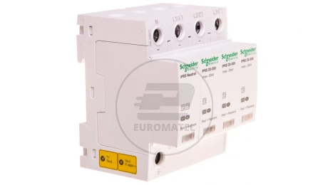 Ogranicznik przepięć C Typ 2 3P 20kA ze stykiem pomocniczym iPRD-20r-20kA-350V-3PN A9L20601