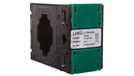 Przekładnik prądowy z otworem na szynę 62/40 (40) 500A/5A klasa 0,5 LCTB 6240400500A55