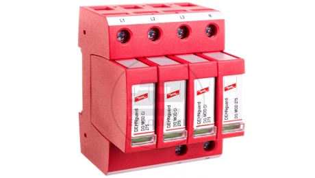 Ogranicznik przepięć C Typ 2 4P 12,5kA 1,5kV ( z wbudowanym bezpiecznikiem) DEHNguard M TNS CI 275 952401