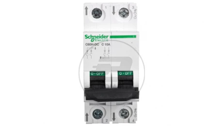 Wyłącznik nadprądowy 2P C 10A 10kA DC C60H-DC A9N61528