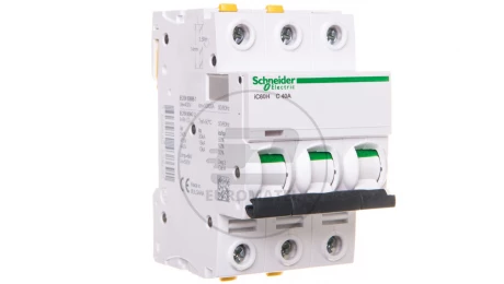 Wyłącznik nadprądowy 3P C 40A 10kA AC iC60H-C40-3 A9F07340