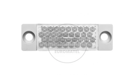Odbłyśnik prostokątny 38x15mm PMMA/ABS PL20A 1012719