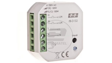 Proxi Light Ściemniacz instalacyjny 150W montaż w puszce fi60 rB-D1S2