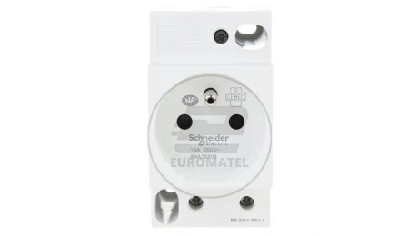 Gniazdo modułowe 2P+Z 16A 250V na szynę iPC A9A15306