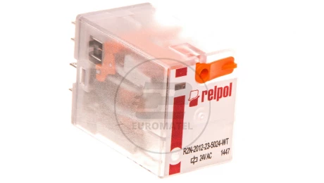 Przekaźnik przemysłowy 2P 24V AC AgNi R2N-2012-23-5024-WT 860940