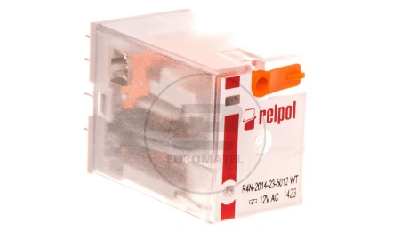 Przekaźnik przemysłowy 4P 12V AC AgNi R4N-2014-23-5012-WT