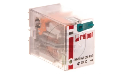 Przekaźnik przemysłowy 4P 220V DC AgNi R4N-2014-23-1220-WTLD