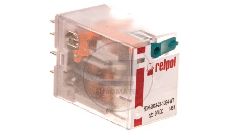 Przekaźnik przemysłowy 3P 24V DC AgNi R3N-2013-23-1024-WT