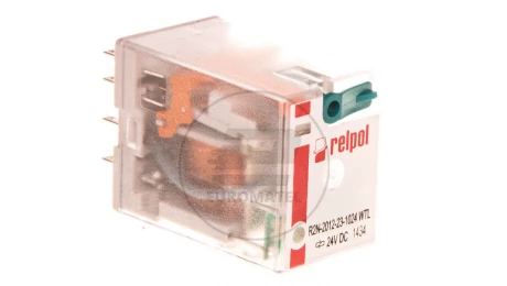 Przekaźnik przemysłowy 2P 24V DC AgNi R2N-2012-23-1024-WTL