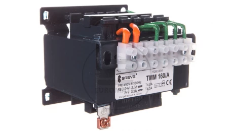 Transformator 1-fazowy TMM 160VA 400/24-24V (24V - 80VA 24V - 80VA) 16280-9934