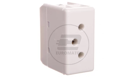 Gniazdo 3P 10A 250V SWISS STD-TYPE biały GW20351