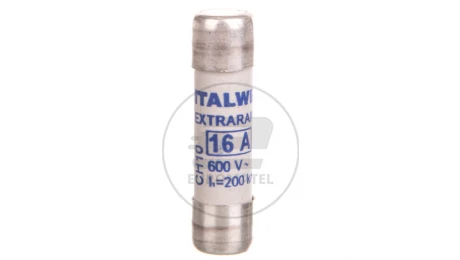 Wkładka bezpiecznikowa cylindryczna 10x38mm 16A aR 600V CH10UQ 002625009