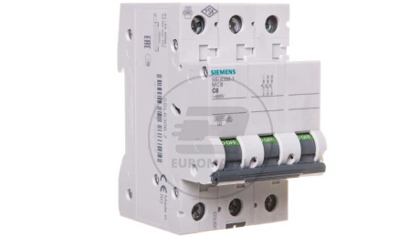 Wyłącznik nadprądowy 3P C 6A 6kA AC 5SL6306-7