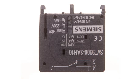 Styk pomocniczy 1P montaż czołowy VT250 VT630 3VT9300-2AH10
