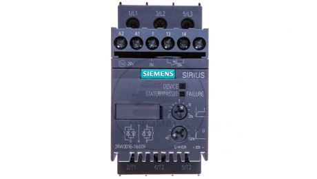 Softstart 3-fazowy 200-480VAC 9A 4kW/400V Uc=24V AC/DC S00 3RW3016-1BB04