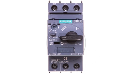 Wyłącznik do transformatorów 3P 3,5-5A 100kA S00 3RV2411-1FA10