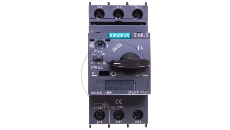 Wyłącznik do transformatorów 3P 1,8-2,5A 100kA S00 3RV2411-1CA10