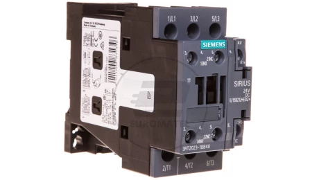 Stycznik mocy 9A 3P 24V DC 1Z 1R S0 3RT2023-1BB40