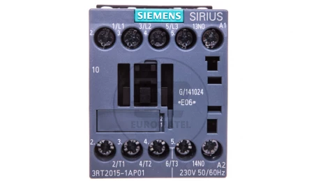 Stycznik mocy 7A 3P 230V AC 1Z 0R S00 3RT2015-1AP01