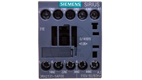 Stycznik pomocniczy 3A 3Z 1R 110V AC S00 3RH2131-1AF00