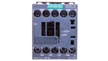 Stycznik pomocniczy 3A 2Z 2R 110V DC S00 3RH2122-1BF40