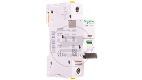 Wyłącznik nadprądowy 1P C 1A 10kA AC iC60H-C1 A9F07101