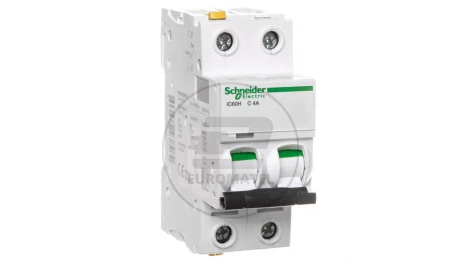 Wyłącznik nadprądowy 2P C 4A 10kA AC iC60H-C4-2 A9F07204