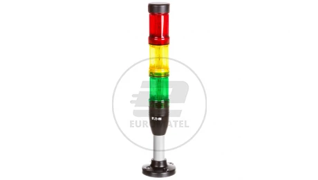 Kolumna sygnalizacyjna 24V AC/DC światło stałe czerwona/żółta/zielona SL4-100-L-RYG-24LED 171296