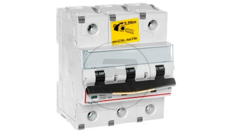 Wyłącznik nadprądowy 3P C 80A 10/16kA AC S313 DX3 409280