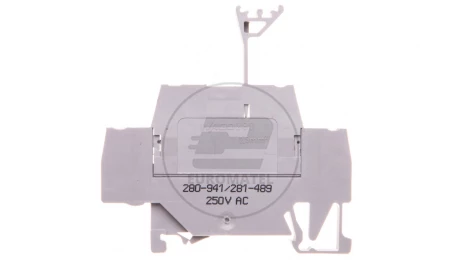 Złączka szynowa 2-piętrowa diodowa 2,5mm2 szara 280-941/281-489 /50szt./