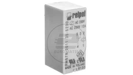 Przekaźnik miniaturowy 1P 12A 230V AC PCB AgNi RM87N-2011-35-5230 604695