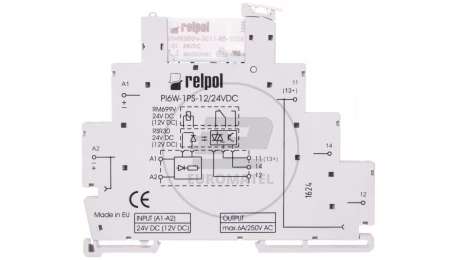 Przekaźnik interfejsowy 1P 6A 24VDC AgSnO2 PIR6W-1PS-24VDC-R 858620