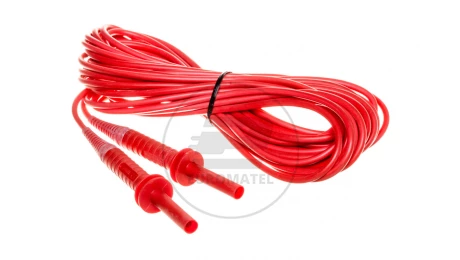 Przewód pomiarowy 10m czerwony 5kV /wtyki bananowe/ WAPRZ010REBB5K