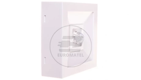 Oprawa awaryjna LED 3W 1h LOVATO N ECO LED 3W (opt. koryt.) jednozadaniowa biała LVNC/3W/E/1/SE/X/WH