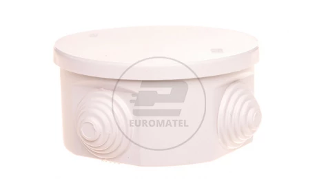 Fast-Box Puszka natynkowa hermetyczna pojedyncza 80x40mm IP44 biała 0241-00