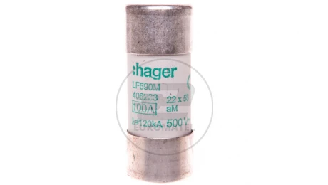 Bezpiecznik cylindryczny 22x58 aM 100A LF590M