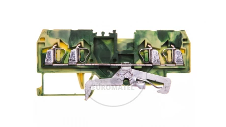 Złączka szynowa 4-przewodowa 2,5mm2 żółto-zielona 280-837