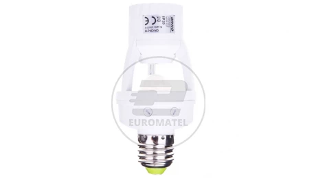 Gniazdo żarówki E27 z czujnikiem ruchu 60W 360 stopni 3-2000lx białe OR-CR-210