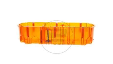 Batibox Puszka potrójna podtynkowa 67mm 213x50mm pomarańczowa 080123