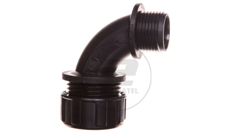 Dławnica kątowa do węża osłonowego M20 IP65 SILVYN MPC 90stopni M20x1,5/2 czarna 55502482