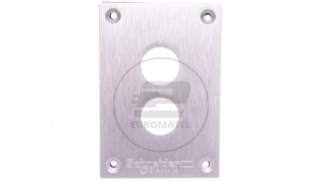 Płyta czołowa do montażu podtynkowego 2-otwory 22mm XAPE302