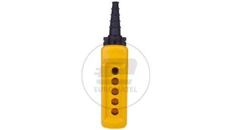 Obudowa kasety 5-otworowa 22mm żółta IP65 XACA05