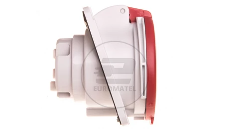 Gniazdo stałe 5P 32A 400V czerwone IP44 PKF32F435