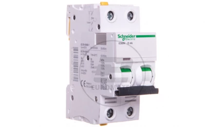 Wyłącznik nadprądowy 2P D 4A 6kA AC iC60N-D4-2 A9F05204