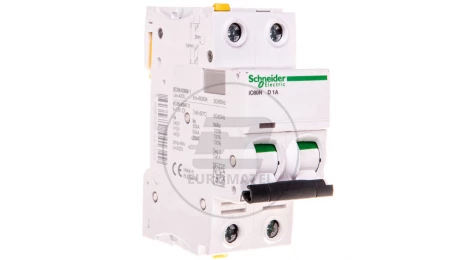 Wyłącznik nadprądowy 2P D 1A 6kA AC iC60N-D1-2 A9F05201