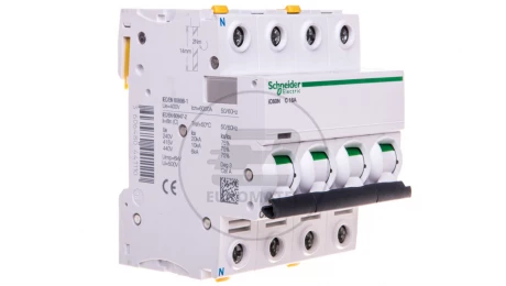 Wyłącznik nadprądowy 3P+N C 16A 6kA AC iC60N-C16-3N A9F04716